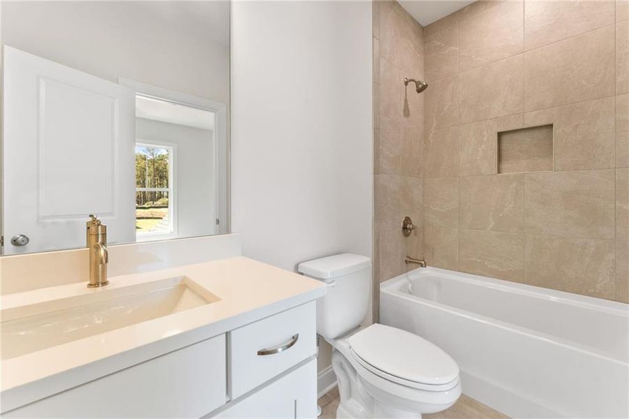 Furnished interior view inside a new home in Ashbury Commons, Powder Springs (Image 6).