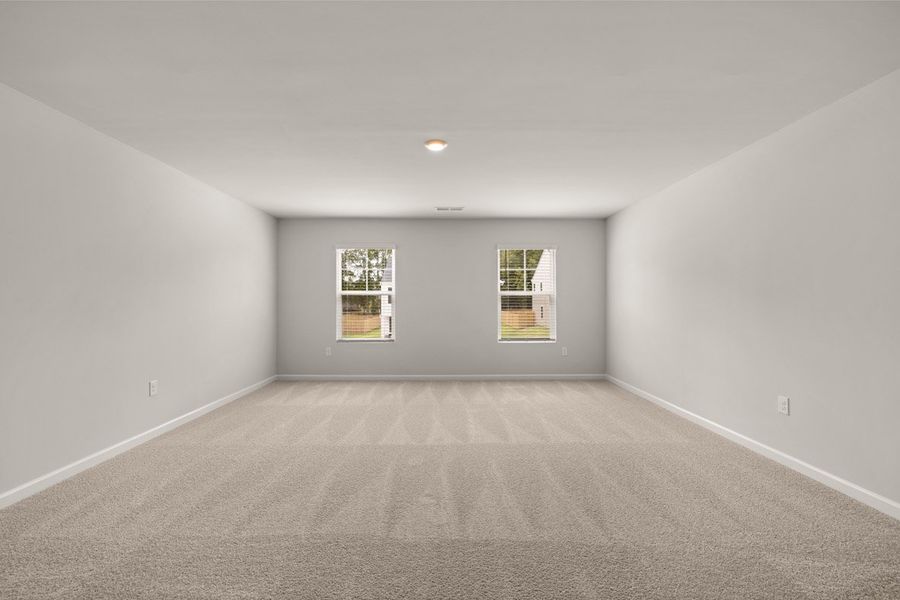 Representative unfurnished interior of a home built from the Mansfield by D.R. Horton in Southwind Village, Evans (Image 32).