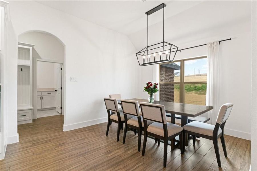 Furnished interior view inside a new home in , Springtown (Image 7).