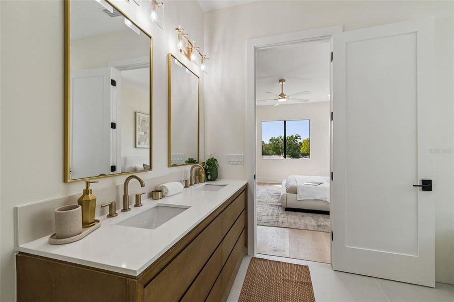 Furnished interior view inside a new home in , Tampa (Image 43). Furnished interior view inside a new home in , Tampa (Image 43).