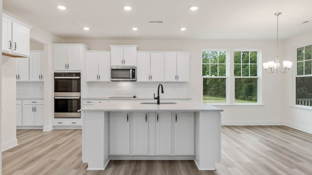 Furnished interior view inside a new home in Owen Park, Gibsonville (Image 11).