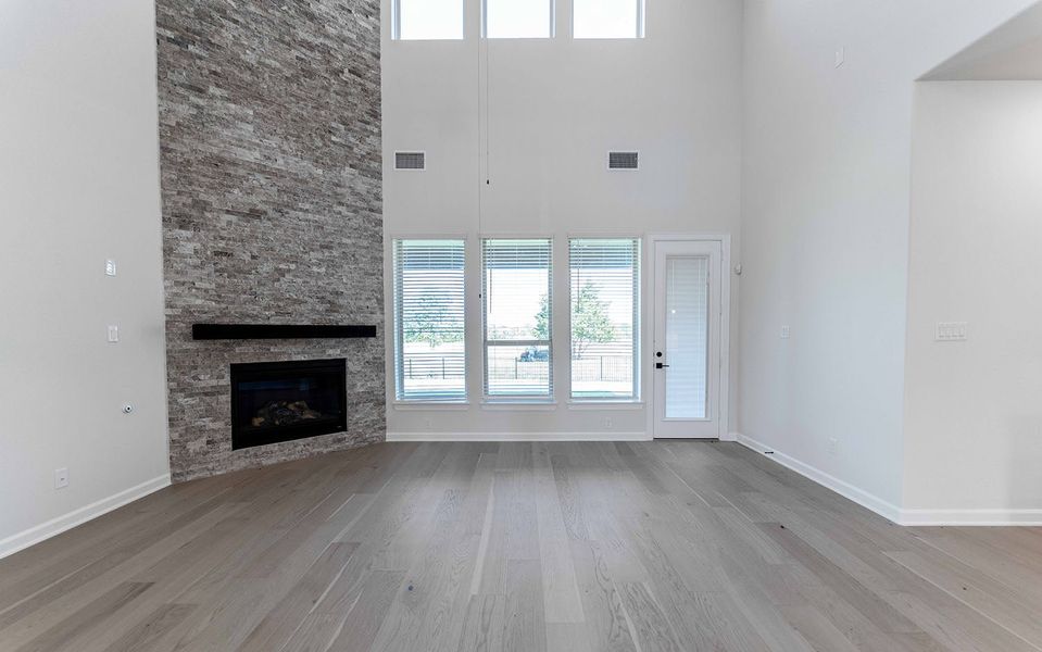 Spacious, unfurnished interior of a new home in Heath Golf & Yacht Club, Heath (Image 26). Spacious, unfurnished interior of a new home in Heath Golf & Yacht Club, Heath (Image 26).