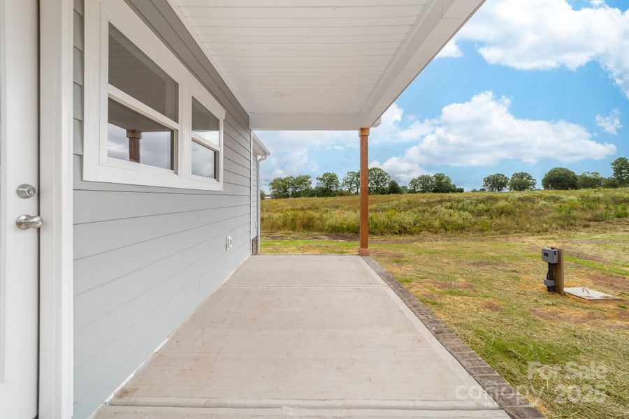Exterior details and patio area of a home in , Cherryville (Image 2).