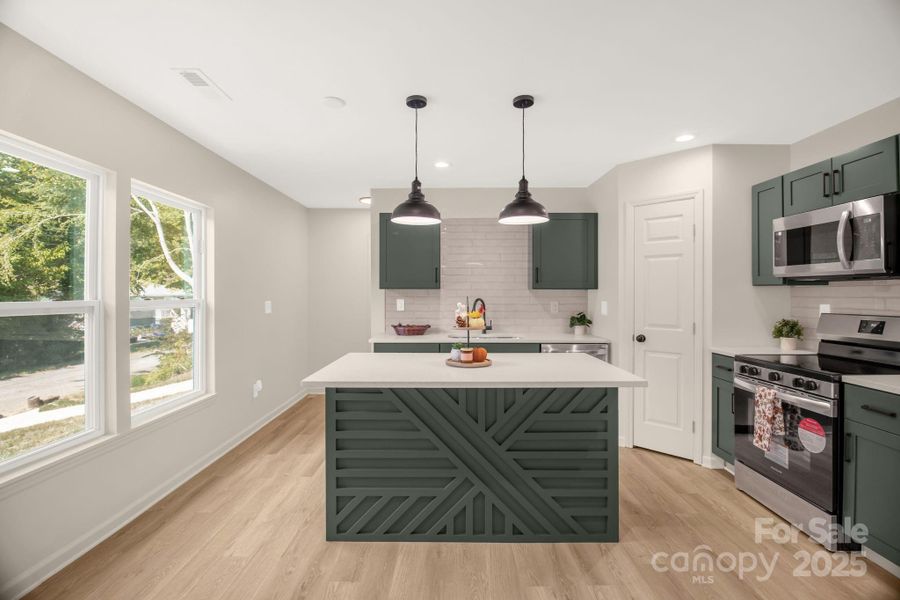 Furnished interior view inside a new home in , Lexington (Image 8).