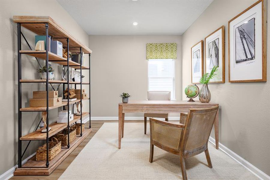 Furnished interior view inside a new home in Seminole Palms Single-Family Homes, Palm Coast (Image 8).