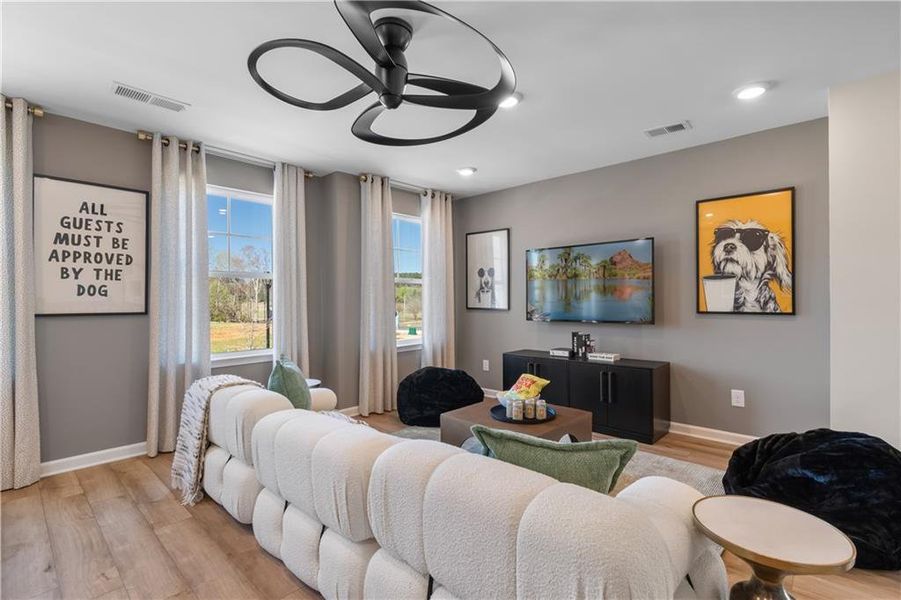 Furnished interior view inside a new home in Trinity Park, McDonough (Image 11).