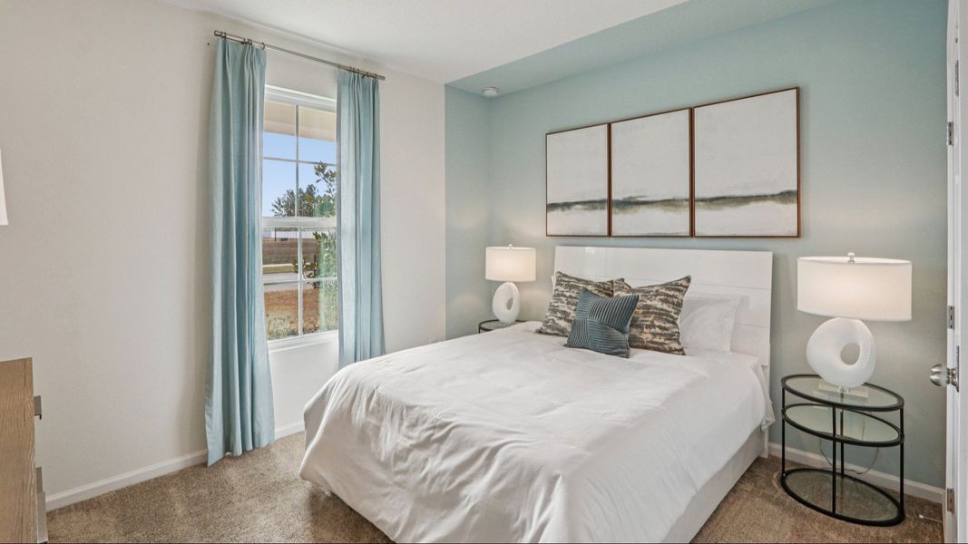 Merritt Floorplan Bedroom by DRB Homes in the Panther Creek Community, Jacksonville, FL