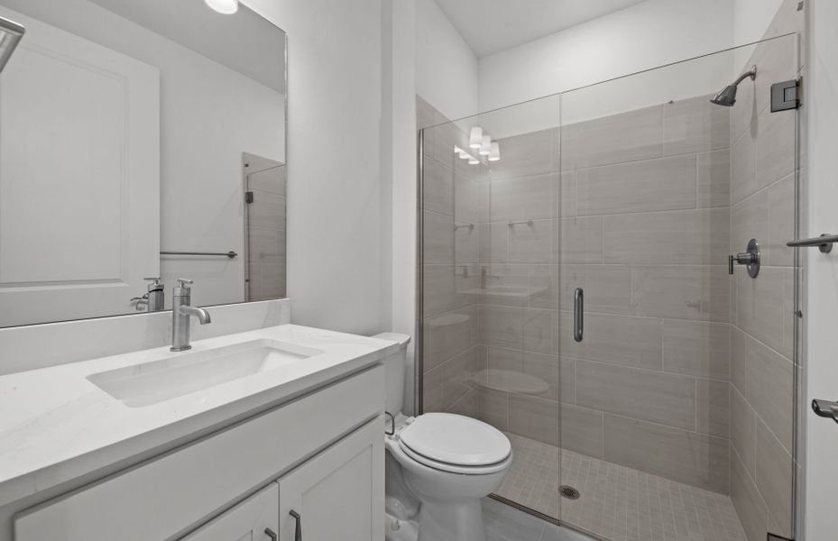 Secondary bathroom