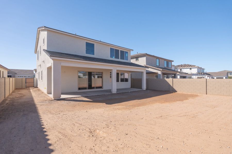 Exterior details and patio area of a home in Waterston Central, Gilbert (Image 3). Exterior details and patio area of a home in Waterston Central, Gilbert (Image 3).
