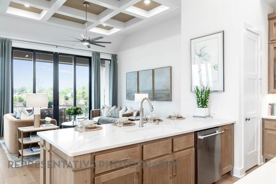 Furnished interior view inside a new home in Harvest Green, Richmond (Image 5).