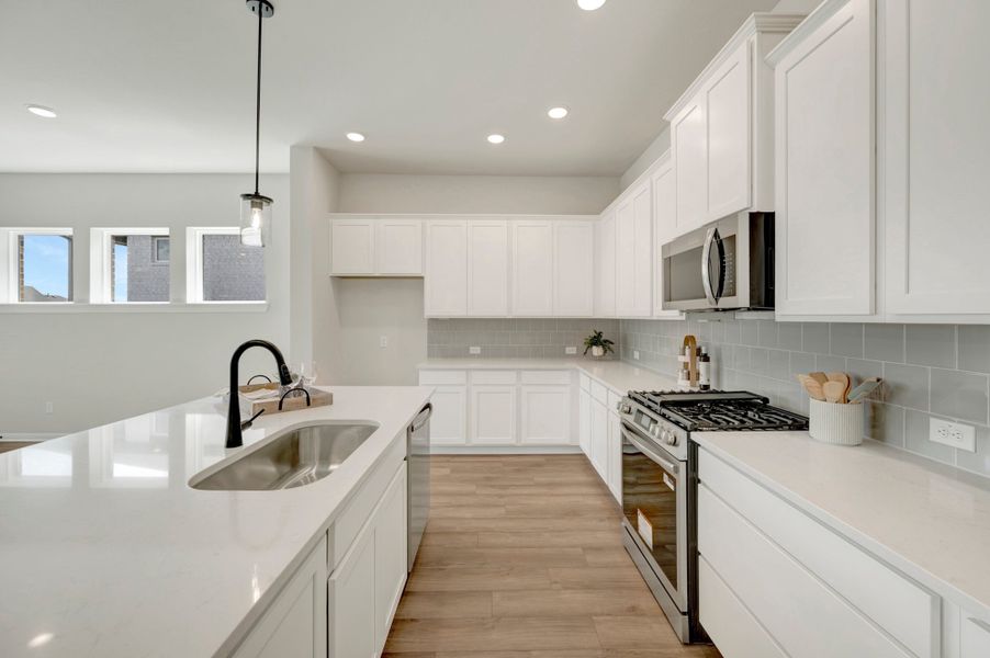 Furnished interior view inside a new home in Jordan Ranch - Terrace Collection, Fulshear (Image 6).