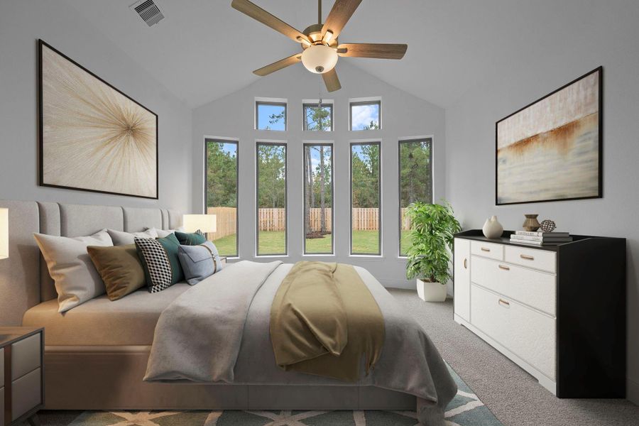 Furnished interior view inside a new home in Colton, Todd Mission (Image 14). Furnished interior view inside a new home in Colton, Todd Mission (Image 14).