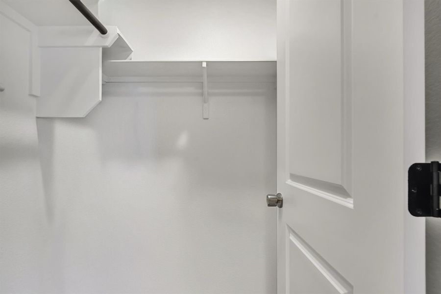 Bedroom #2 closet Bedroom #2 closet