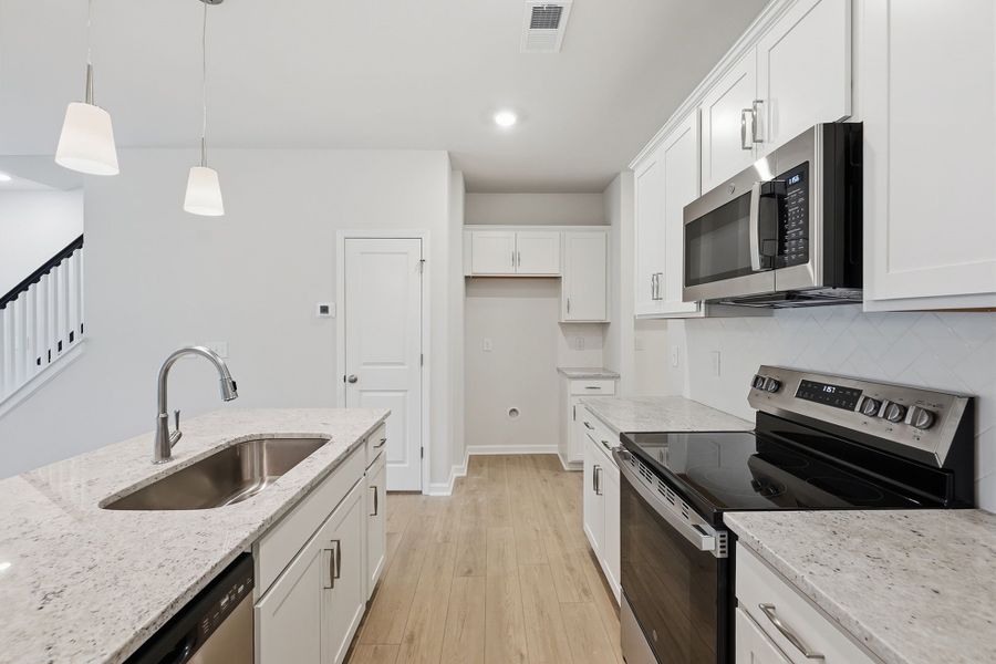 Furnished interior view inside a new home in Lakeview Village, Charlotte (Image 6).