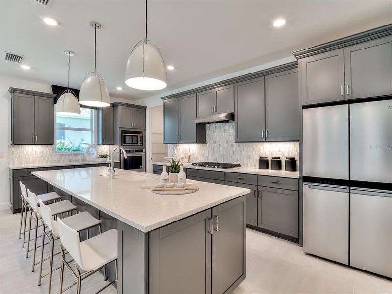 Furnished interior view inside a new home in Shores at Stillwater, Englewood (Image 9). Furnished interior view inside a new home in Shores at Stillwater, Englewood (Image 9).