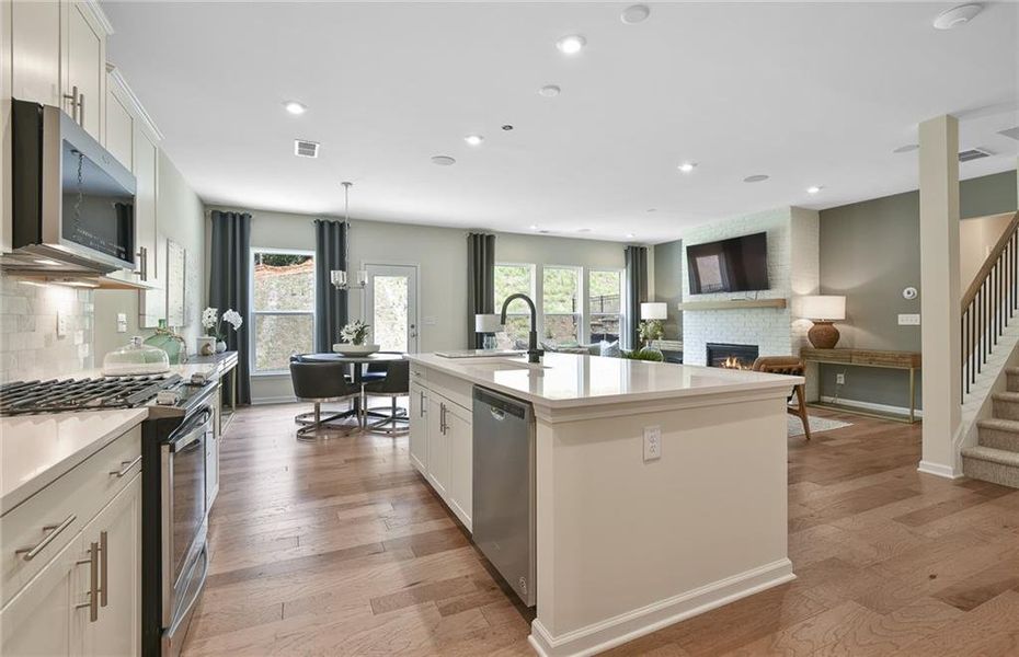 Furnished interior view inside a new home in Oakwood, Cumming (Image 12).