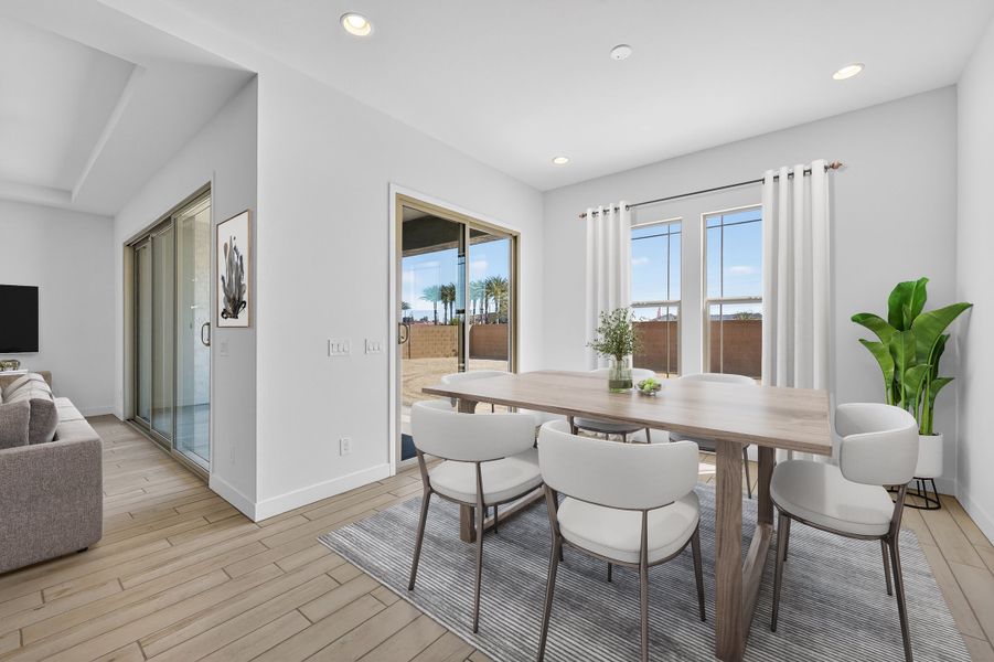 Furnished interior view inside a new home in Legado, Queen Creek (Image 6).
