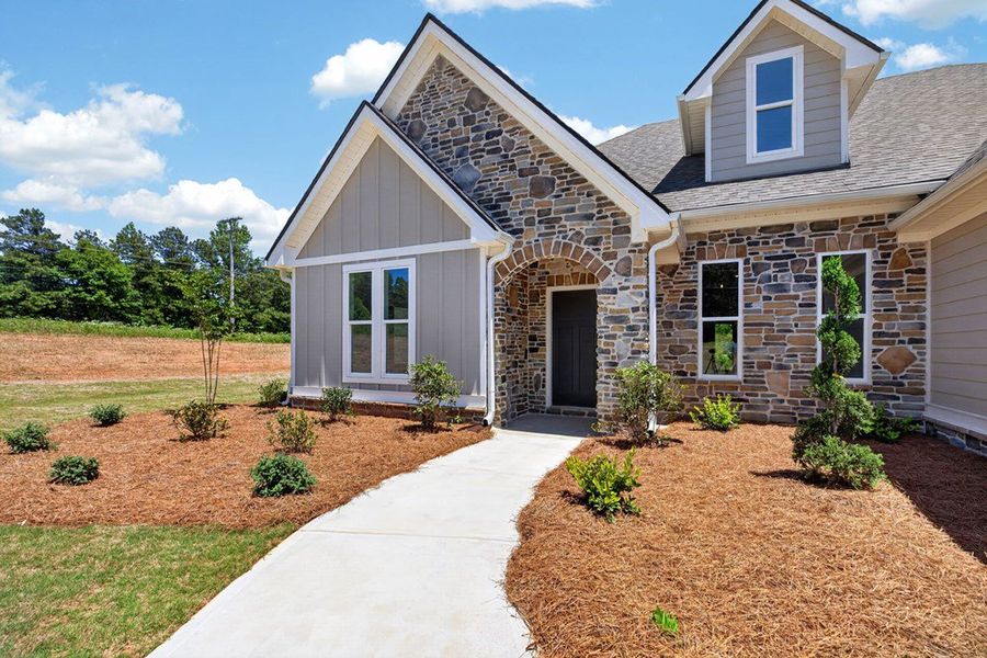 Front exterior of a new home in Hwy 16 South - Carrollton, Carrollton, GA, highlighting curb appeal (Image 31).