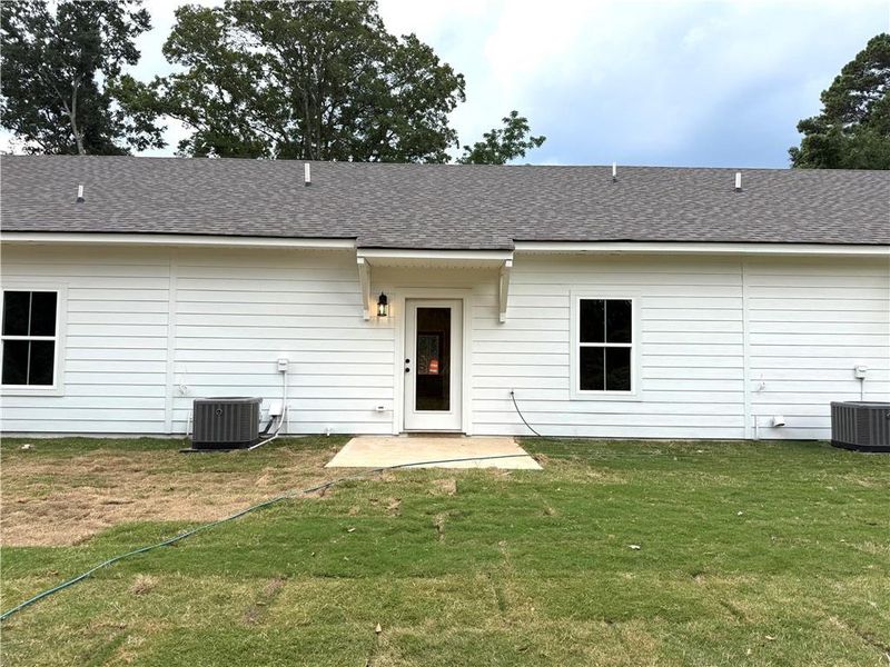 Exterior details and patio area of a home in , Carrollton (Image 2). Exterior details and patio area of a home in , Carrollton (Image 2).