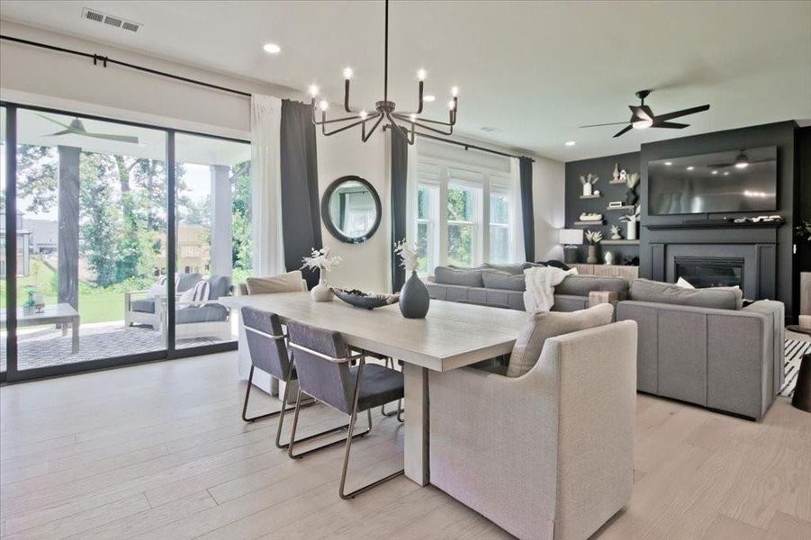 Furnished interior view inside a new home in , Cumming (Image 6).