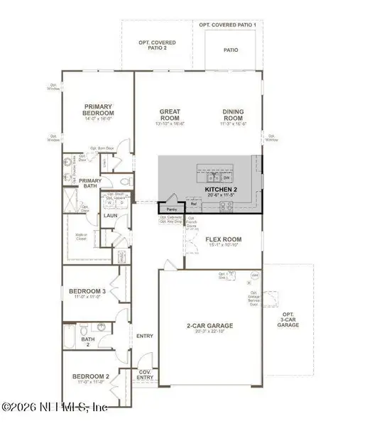2D floor plan layout of this home in , Fernandina Beach, FL (Image 4).