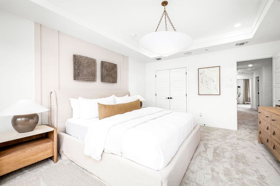 Representative furnished interior of a home built from the Waller by Pulte Homes in Monarch on Main, Round Rock (Image 19). Representative furnished interior of a home built from the Waller by Pulte Homes in Monarch on Main, Round Rock (Image 19).