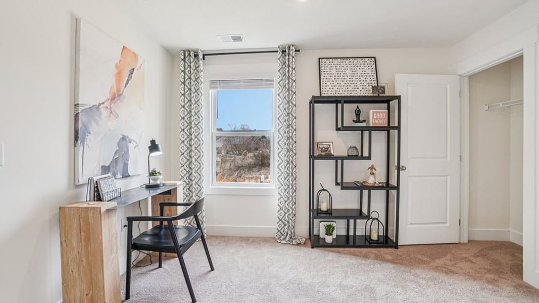 Furnished interior view inside a new home in The Hideaway at Fox Meadows, Bluff City (Image 17).