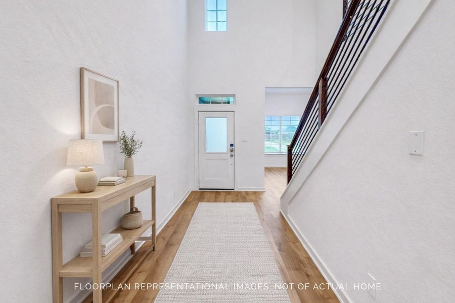 Furnished interior view inside a new home in Marvida, Cypress (Image 9).