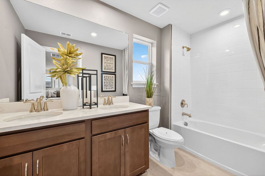 Representative furnished interior of a home built from the Brookstone by Mattamy Homes in Summerlit, Naples (Image 17).