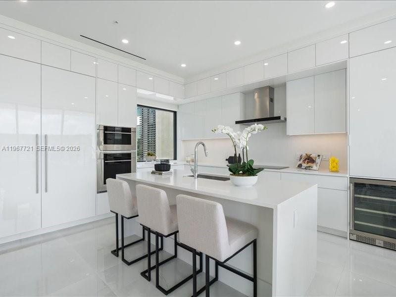 Furnished interior view inside a new home in Koya Bay, North Miami Beach (Image 16).