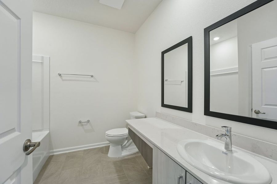 Furnished interior view inside a new home in Hawkes Meadow, Jacksonville (Image 10).