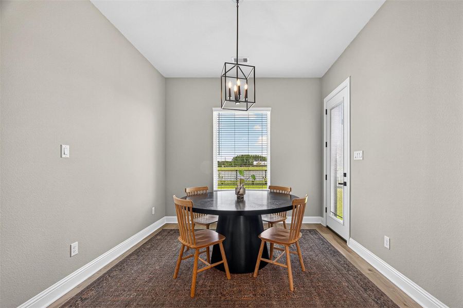 Furnished interior view inside a new home in Sierra Vista, Iowa Colony (Image 9). Furnished interior view inside a new home in Sierra Vista, Iowa Colony (Image 9).