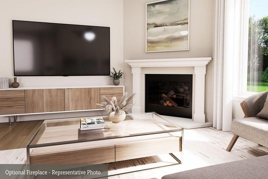 Furnished interior view inside a new home in Austin Point - Terrace Collection, Richmond (Image 4).
