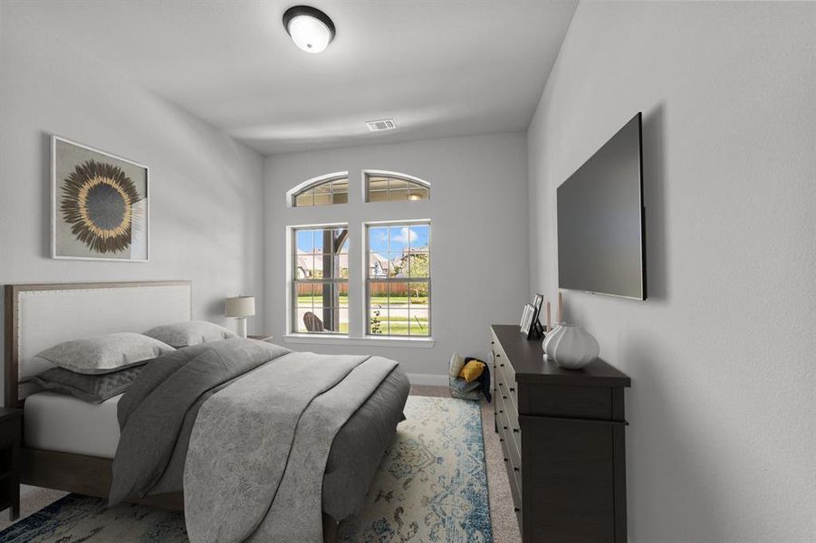 Furnished interior view inside a new home in South Pointe Manor Series, Mansfield (Image 16). Furnished interior view inside a new home in South Pointe Manor Series, Mansfield (Image 16).