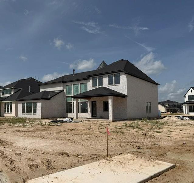 The home sits on an oversized corner lot. The home sits on an oversized corner lot.