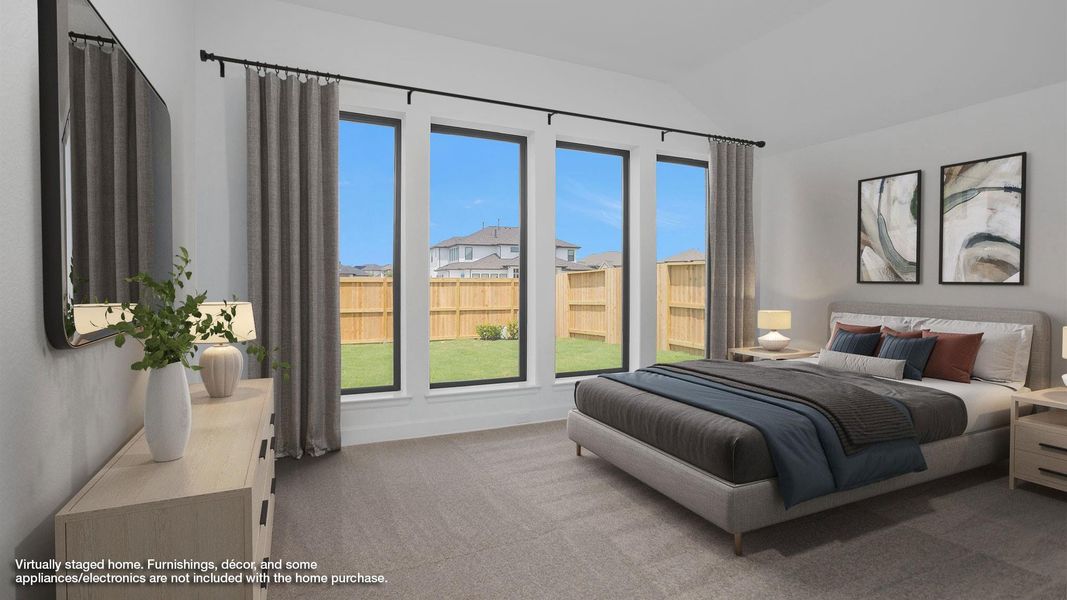 Furnished interior view inside a new home in Meridiana 70', Manvel (Image 3). Furnished interior view inside a new home in Meridiana 70', Manvel (Image 3).