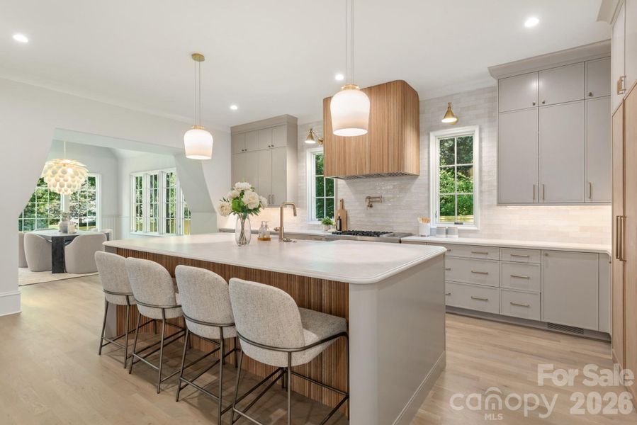 Furnished interior view inside a new home in , Charlotte (Image 43).