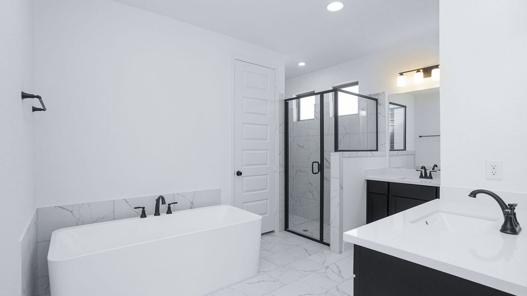 Furnished interior view inside a new home in Artavia, Conroe (Image 8).