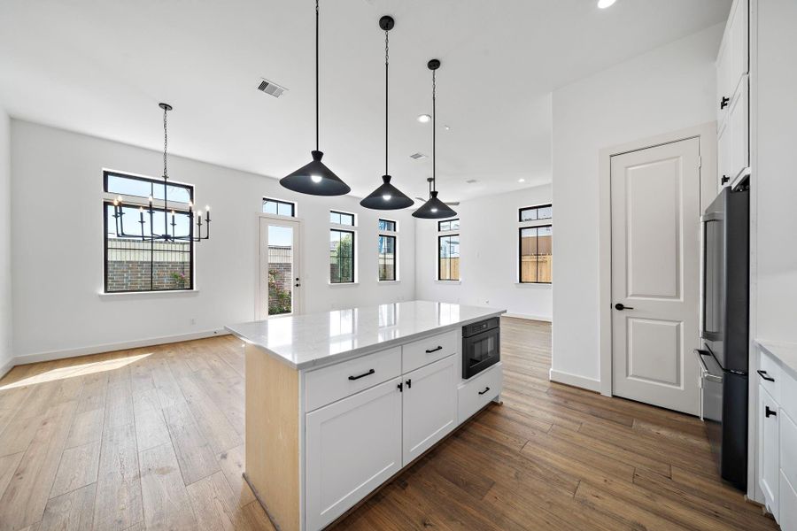 Furnished interior view inside a new home in Spring Valley Creek, Houston (Image 11).