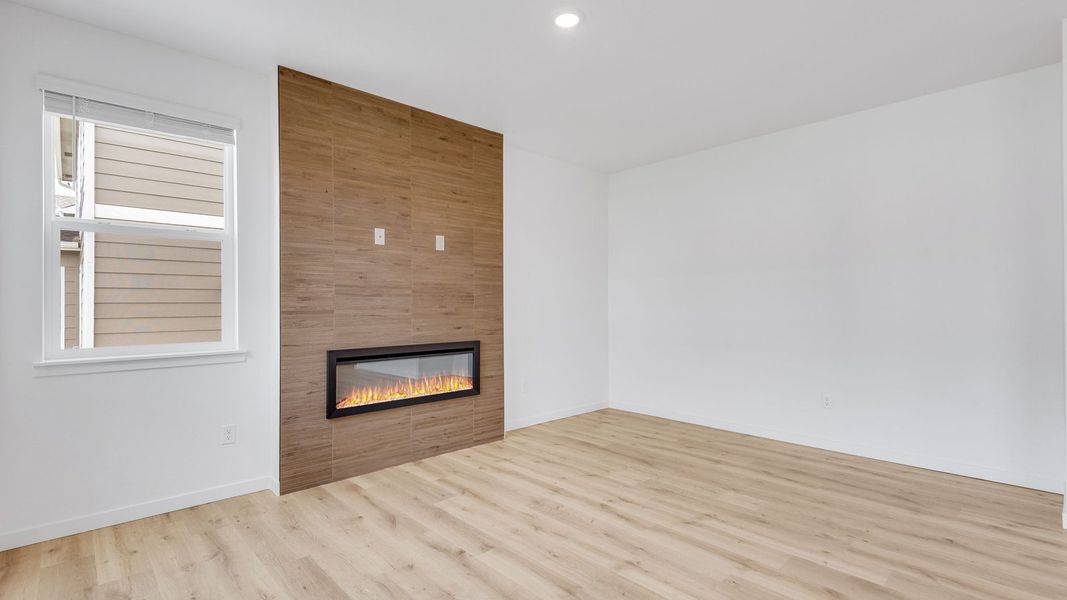 Spacious, unfurnished interior of a new home in Trails at Crowfoot, Parker (Image 12). Spacious, unfurnished interior of a new home in Trails at Crowfoot, Parker (Image 12).