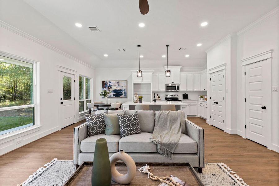 Furnished interior view inside a new home in , Trinity (Image 3).