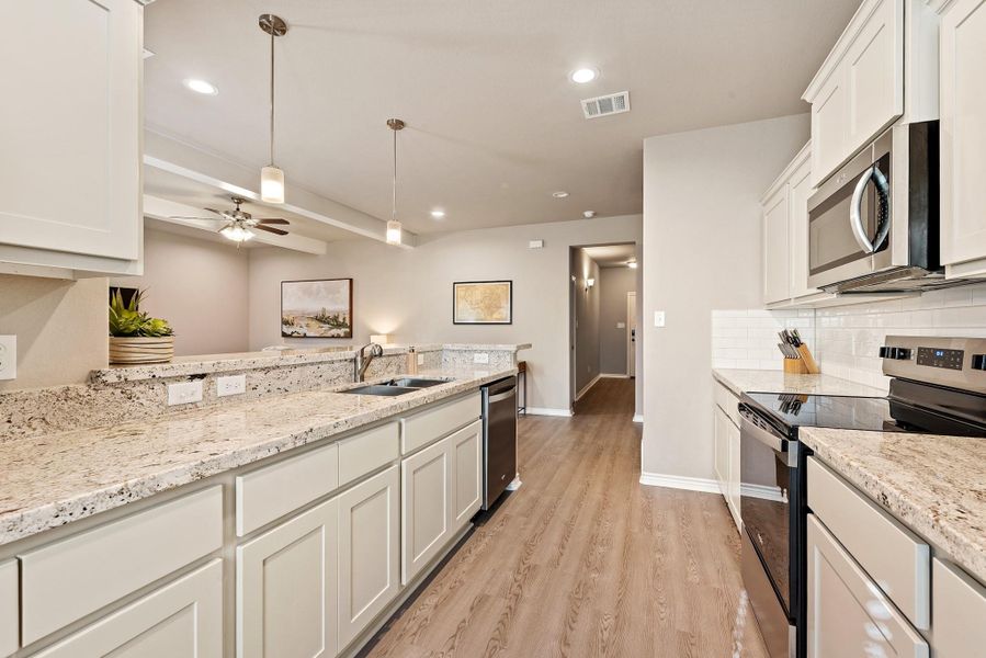 Furnished interior view inside a new home in , College Station (Image 13). Furnished interior view inside a new home in , College Station (Image 13).