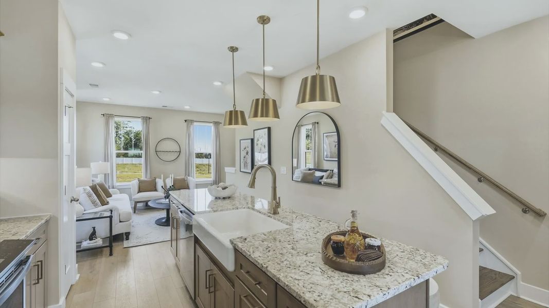 Furnished interior view inside a new home in Traynham Place, Greenville (Image 13).