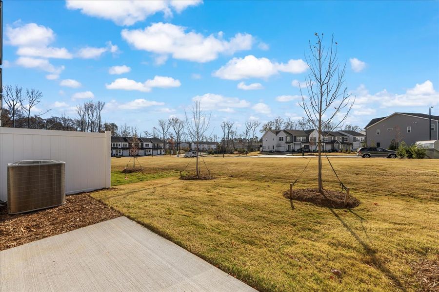 Exterior details and patio area of a home in Fifteen 15 Cannon, Charlotte (Image 20).