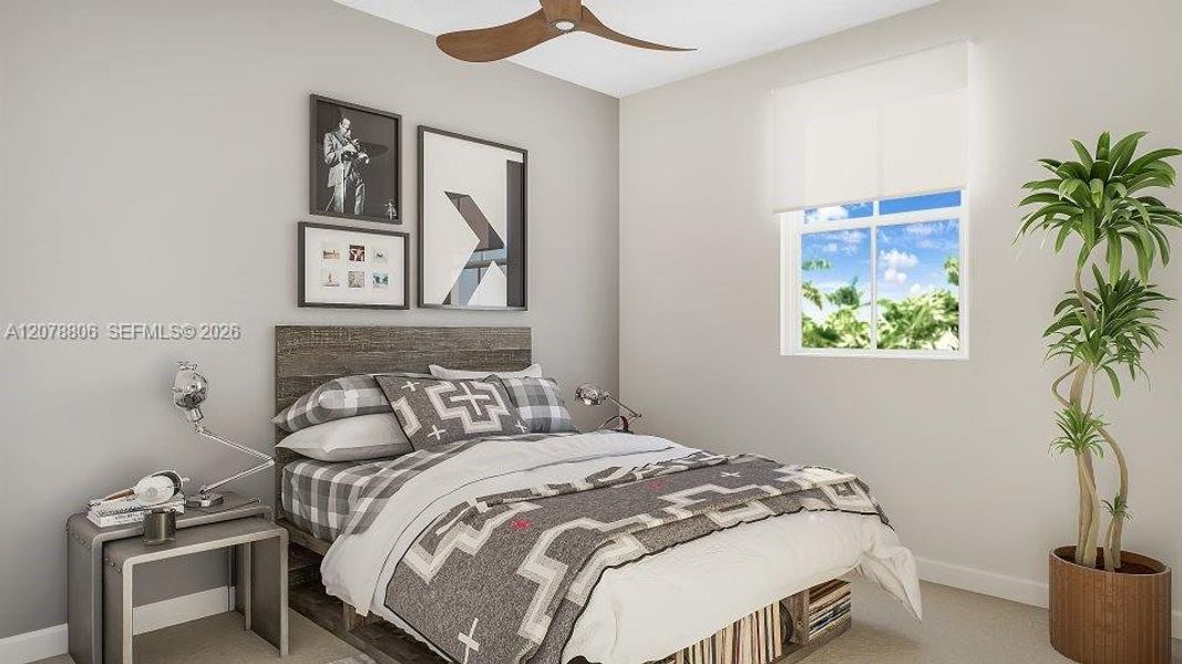 Furnished interior view inside a new home in Altamira, Homestead (Image 7).