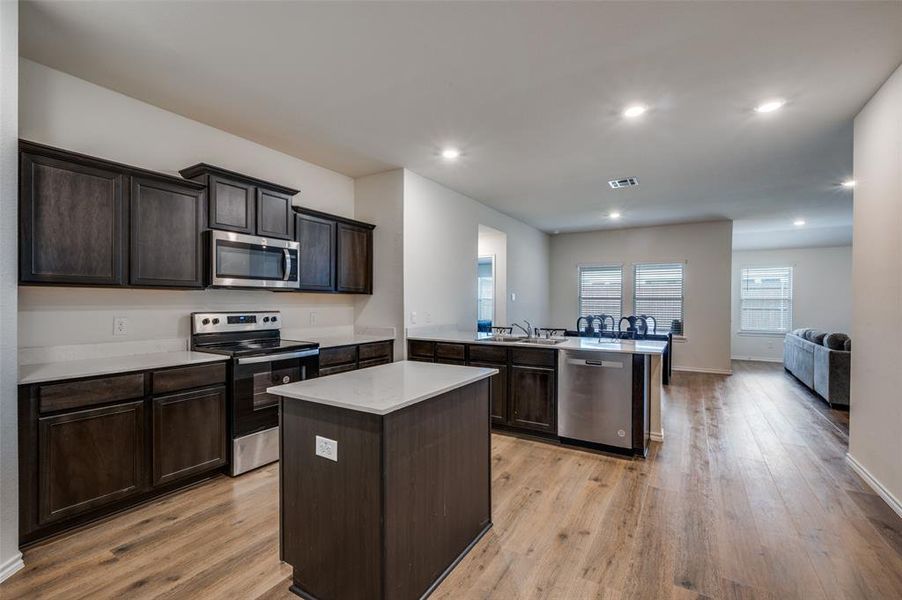 Furnished interior view inside a new home in , Pilot Point (Image 6). Furnished interior view inside a new home in , Pilot Point (Image 6).