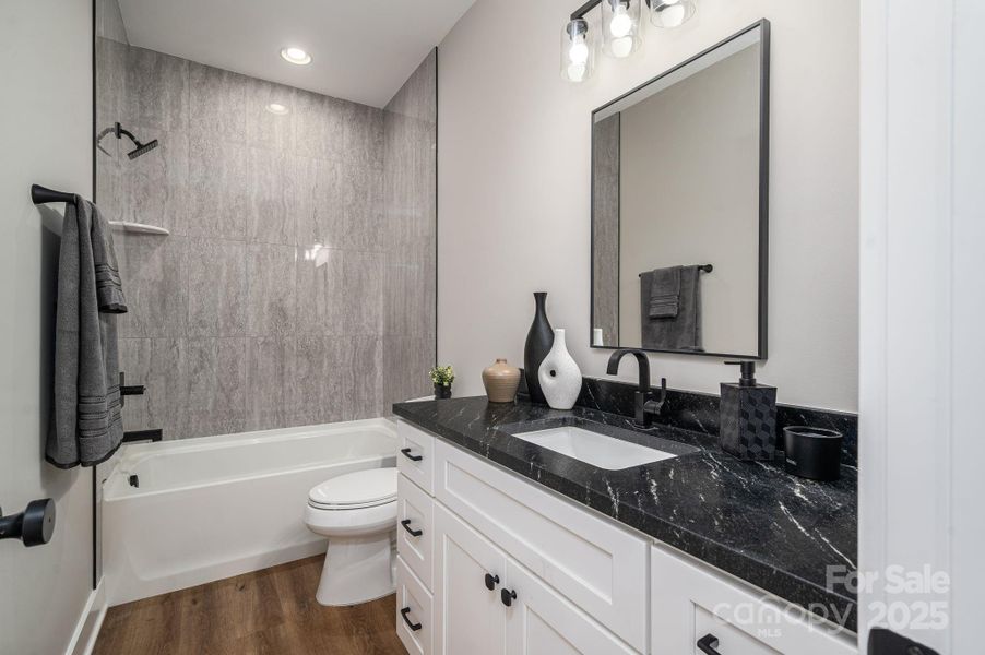 Furnished interior view inside a new home in , Lowell (Image 4).