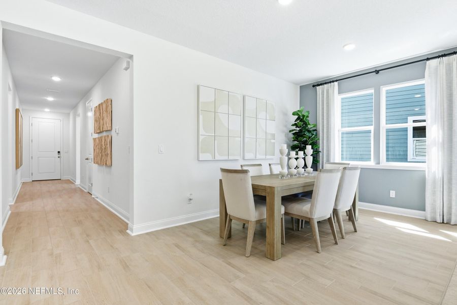 Furnished interior view inside a new home in Aspen Trail, Jacksonville (Image 13).