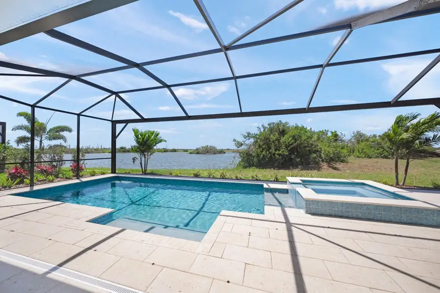 Representative exterior details of a home built from the Islander I by Homes by Towne in Palmera at Wellen Park, Venice (Image 3).