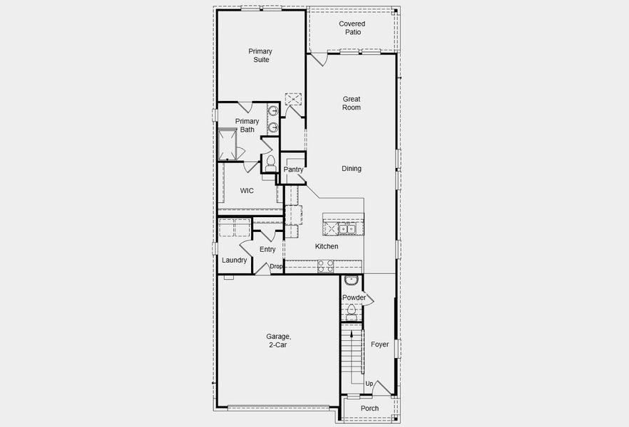2D floor plan layout for the Merlin by Taylor Morrison in Sunfield, Mustang Ridge, TX (Image 3). 2D floor plan layout for the Merlin by Taylor Morrison in Sunfield, Mustang Ridge, TX (Image 3).